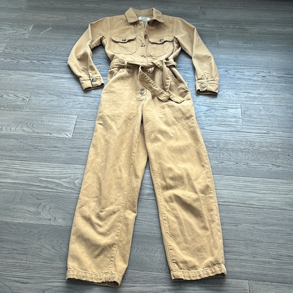 Reformation | Kendall Boiler Suit Jumpsuit Deserttan size 4 - Picture 5 of 16